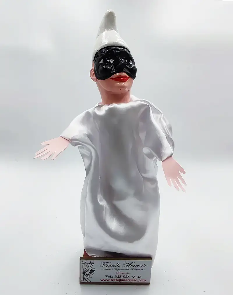Burattino Pulcinella artigianale dei Fratelli Mercurio