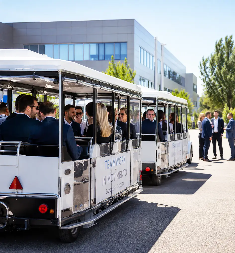 The Mercurio Train at a corporate event